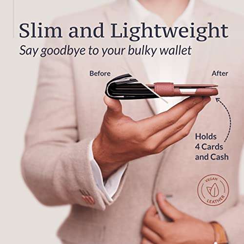 LUPA iPhone Xs Max Wallet Case -Slim & Lightweight iPhone Xs Max Flip Case with Credit Card Holder - iPhone Xs Max Wallet Case for Women & Men - Faux Leather i Phone Xs Max Purse Cases – Burgundy 2