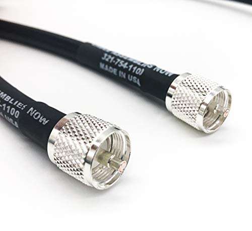Cable Assemblies Now - Times Microwave Low Loss Cable Coaxial Cable - LMR-400-3Feet- UHF Male to UHF Male connectors 1