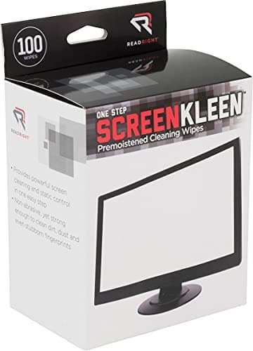 Read Right OneStep Screen Cleaner Wet Wipes, 100 Wipes per Box (RR1309) 3