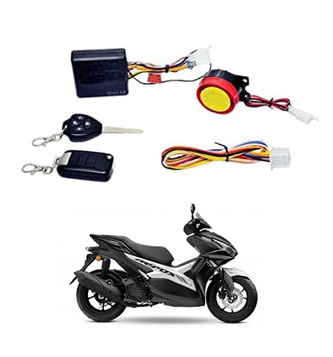 RKPSP (Bike& Scooters) 12V One Way Security Alarm Kit for Yamaha-Aerox-155