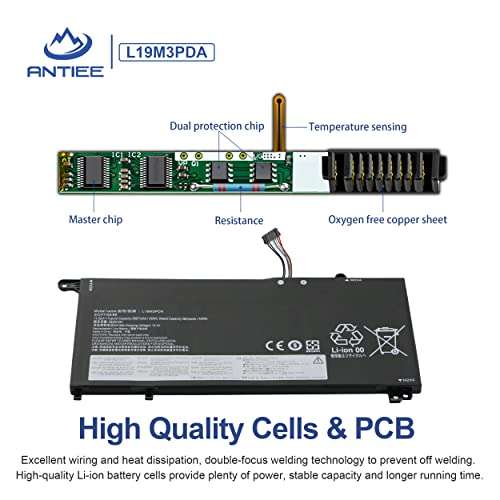ANTIEE L19L3PDA L19C3PDA L19D3PDA L19M3PDA Laptop Battery for Lenovo ThinkBook 14 15 Gen 2 3 4 G2 G3 G4 ITL ACL IAP ABA are SB10Z21208 SB10Z21203 3