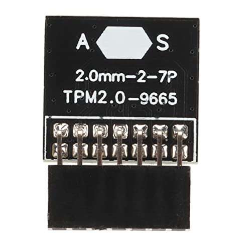 Yunseity TPM2.0 Module, 14 Pin TPM Module Motherboard, TPM2.0 Security Module with Standalone Encryption Processor for for Module 1