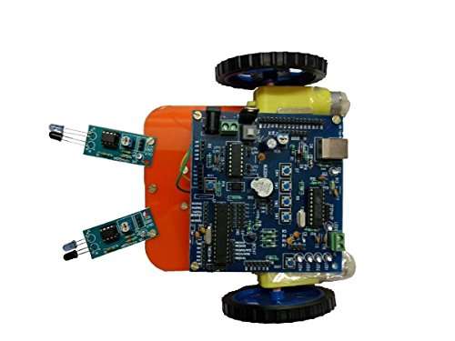 INVENTO Two Wheel Smart car Line Following Robotic LFR DIY Kit Bluetooth Mobile Control 1