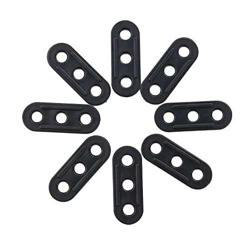 Vctitil 30Pcs Outdoor Cord Rope Fastene Tent Lock ?Cord Tightener Tightening Hook Buckle Tent Accessories Buckle Adjustment Buckle 5