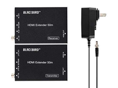 Monoprice Blackbird 4K HDMI Extender, 50m - 4K HDMI Extension to 164 Feet, HDMI 2.0, HDCP 2.2, 18Gbps 6