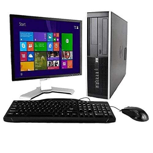 HP Elite Desktop PC, Intel Core i5, 4 GB RAM, 128 GB SSD, Keyboard Mouse, WiFi, 19-inch LCD Monitor (Brands Vary), DVD-RW, Windows 10, (Renewed) 6