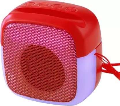 Supreno M424SP (Portable Bluetooth Speaker) Dynamic Thunder Sound with Disco LED 5 W Bluetooth Speaker(Red) 1