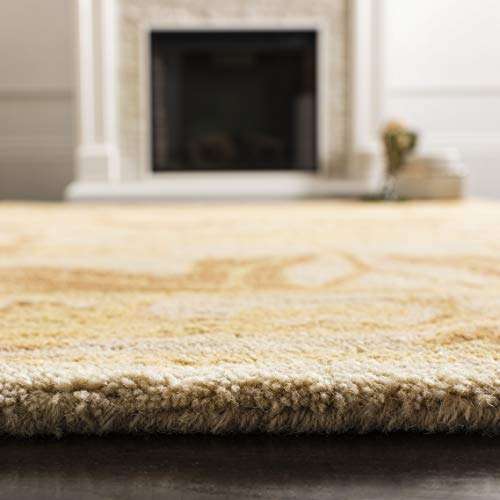 SAFAVIEH Anatolia Collection Accent Rug - 2' x 3', Beige & Gold, Handmade Traditional Oriental Wool, Ideal for High Traffic Areas in Entryway, Living Room, Bedroom (AN541B) 4