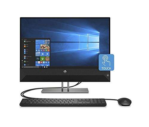 HP Pavilion 24 Desktop 500GB SSD 32GB RAM (Intel 9th Generation Processor with Turbo Boost to 3.40GHz, 32 GB RAM, 500 GB SSD, 24" Touchscreen FullHD, Win 10) PC Computer All-in-One 1