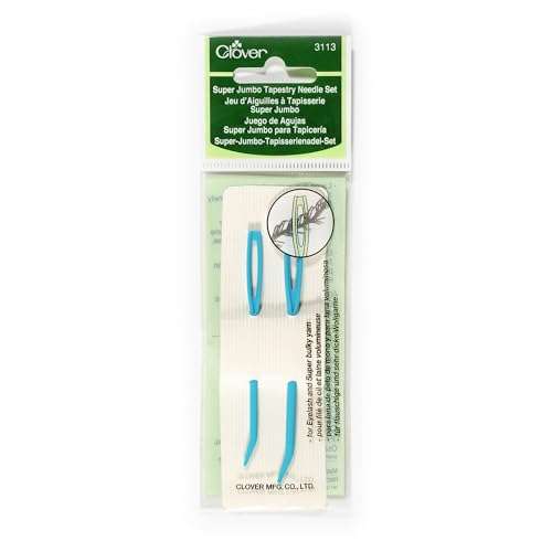 Clover Jumbo Tapestry Bent Tip Needles, 2 Sizes
