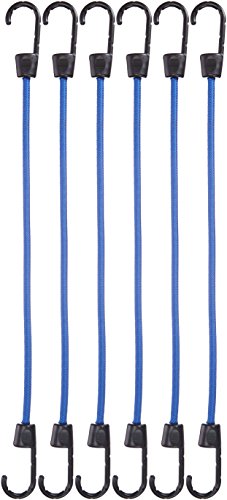 amazon basics Td090123 Bungee Cords | 15.7 Inches, 6-Pack