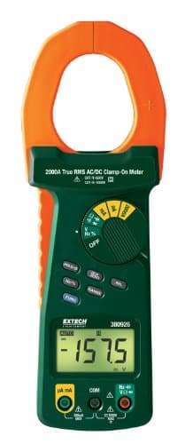 Extech 380926 True RMS 2000A AC/DC Clamp Meter 1