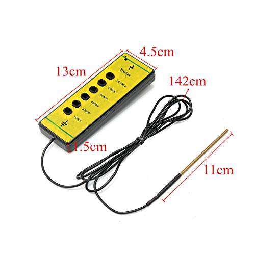 Studyset Farm Electrical Fence Voltage Tester 1000V to 10000V Fencing Wire Energiser 6