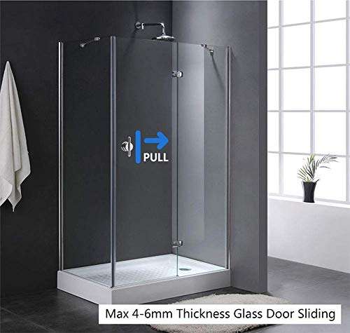 Dpprdl Door Handles Electroplated Plastic Single Hole Shower Room Accessories Door Knob Handles, for Interior Furniture Cabin, 2 (Color : Silver) 3