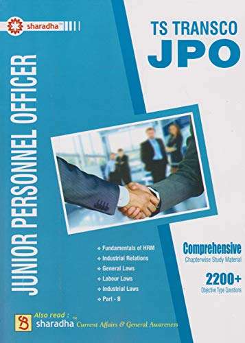 TS Transco JPO (Junior Personnel Officer) Comprehensive Chapterwise Study Material 2200+ Objective Type Questions 1