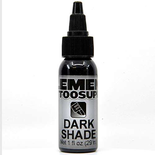Element Tattoo Supply Shading 3 Stage Grey Wash Black White Tattoo Ink Light Medium Dark Shades (5) 1oz Bottles 4