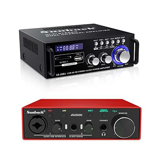 2023Newest USB Audio Interface& Amplifier 1