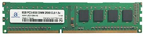 Adamanta 8GB (1x8GB) Memory Upgrade for Gigabyte GA-78LMT-S2PT DDR3 1066 PC3-8500 DIMM 2Rx8 CL7 1.5v RAM