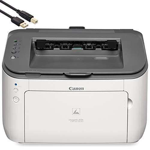Broage Canon_ImageCLASS LB Series Wireless Monochrome Laser Printer - Business Office - 64MB RAM Memory, 26 ppm Print Speed, up to 2400 x 600 Resolution, WiFi - Black & White Printer Cable 1