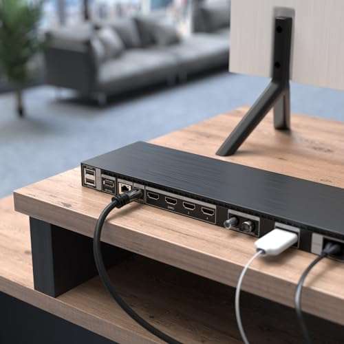 TOSLINK – Optical Audio Cable – 10ft – Designed in Germany – Fiber Optic Cable for Soundbar, SPDIF Digital Optical Audio Cord – for Sound Bars, Stereo Systems, amps, Xbox One or PS4 – by CableDirect 3