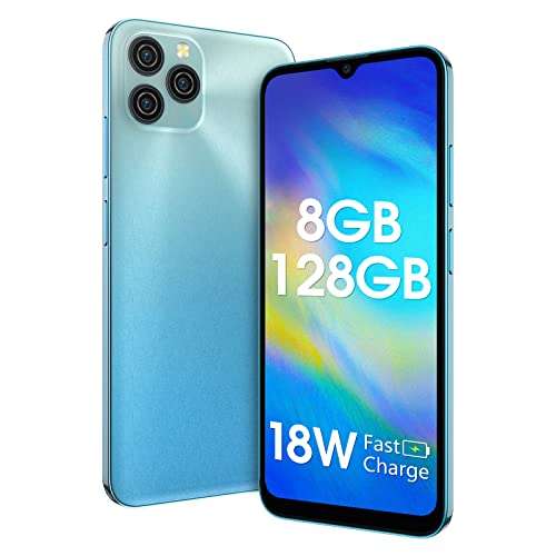 Unlocked Cell Phone, Blackview A95, 8GB+128GB/SD 1TB Expandable, 4G Dual SIM Unlocked Phones Android 11 Unlocked Smartphone, 18W Fast Charge 4380mAh Battery, 20MP+8MP Camera, 6.528" HD T-Mobile Phones