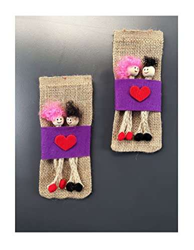 Flatware Pocket cutlery pouch with dolls table decor ideas table decor for party Burlap Utensil Cutlery Holders Pouch Bags Pack Knifes Forks Napkin Silverware Holder Bag for Rustic handmade