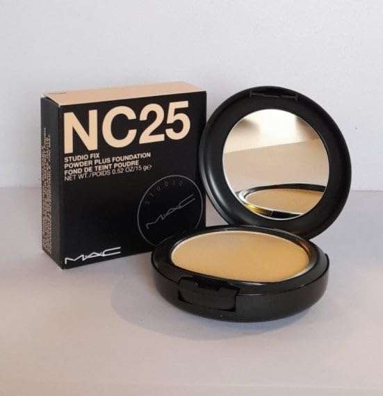 QQ Show Studio Fix Powder Plus Matte Full Coverage Foundation Compact for All Skin Types (NC 25, 15 g) 1