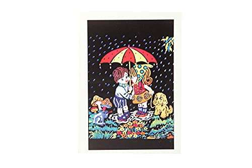 Delush Design Beautiful Emboss Painting Kit for Kids (Loving Children,Multi) 1