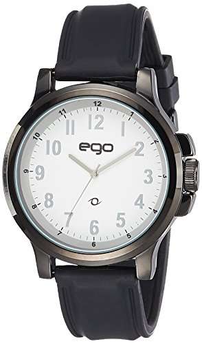Ego by Maxima Analog White Dial Men's Watch-E-01196PAGB