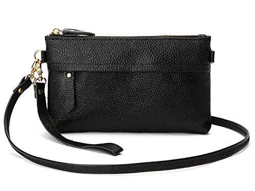 Small Crossbody Bag Cell Phone Purse Wallet Case Pouch Handbag for iPhone Xs Max 6s 7 8 Plus/Galaxy S10+ S9 Plus Note 9 J8 J4 /LG Stylo 4 G7 ThinQ/Moto G7 G6 Play E5 Z3 /Alcatel 3X 1X 3C (Black) 6