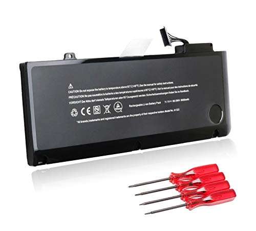 VUOHOEG A1322 A1278 Laptop Battery Replacement for Apple MacBook pro 13 inch Mid 2012 Early 2011 Late 2011 Mid 2010 2009 ; MB990LL/A MB991ll/A MC374ll/A MC375LL/A MC700ll/A MD101LL/A Laptop Batteries 1