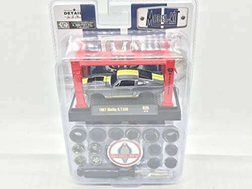M2 Machines by M2 Collectible Model-Kit 1967 Shelby G.T.500 1:64 Scale R26 19-10 Gray/Yellow Details Like NO Other! 1 of 6880 1