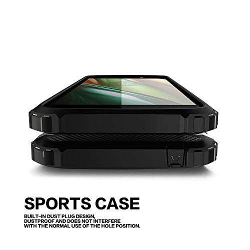 DEVMO Phone Case Compatible with Huawei P20 Hard Plastic Shell Case/Shockproof Hard Bumper/Protective Cover Dark Blue 4