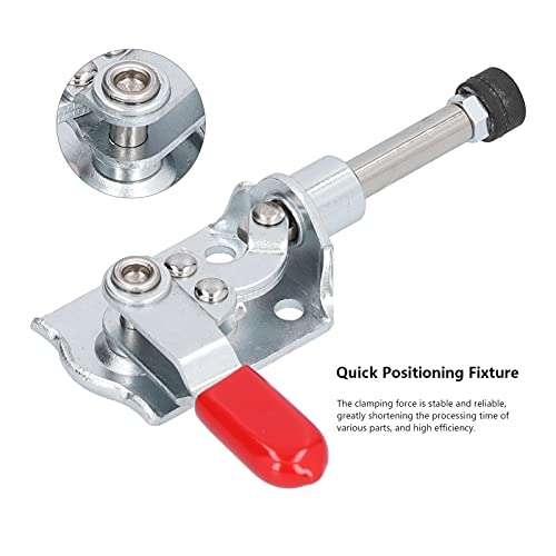 Push Pull Toggle Clamp Quick Release Toggle Clamp, Heavy Duty 40kg/88lbs Hand Tool Push Pull Toggle Testing Jig Accessories, Solid Stainless Steel Toggle Stroke Clamp 5