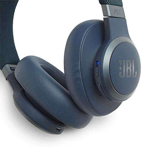 JBL Live 650BTNC - Around-Ear Wireless Headphone with Noise Cancellation - Non Retail Packaging (Blue) 2