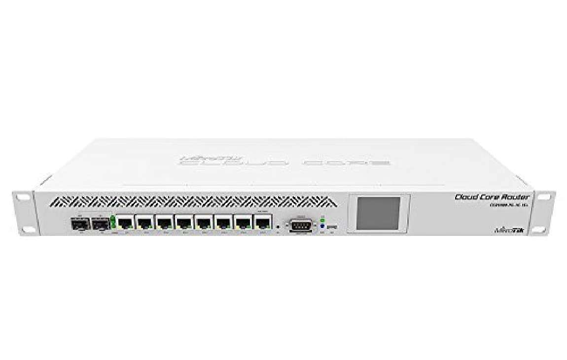 Mikrotik CCR1009-7G-1C-1S+ Router 7 Gbit Ports 1x Ethernet Combo 1x SFP+ Port and Dual Power Supply 1
