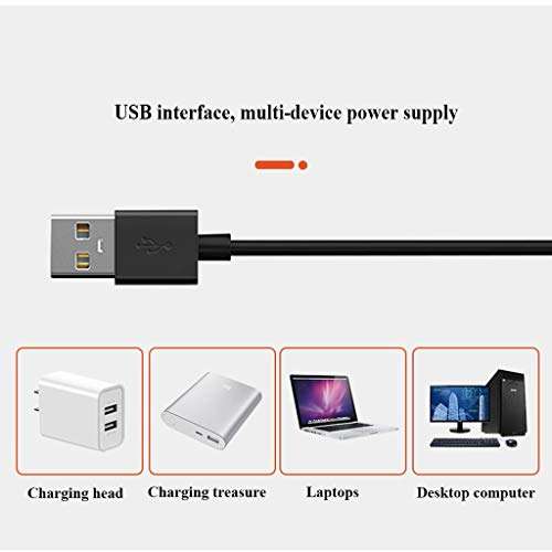 QFFL LED Ring Light Dimmable LED Ring Light Tungsten Carbide Material with Tripod and 1 Phone Holder Ring Lights for Makeup Photography Video Conferencing (Size : 68-210cm) 2