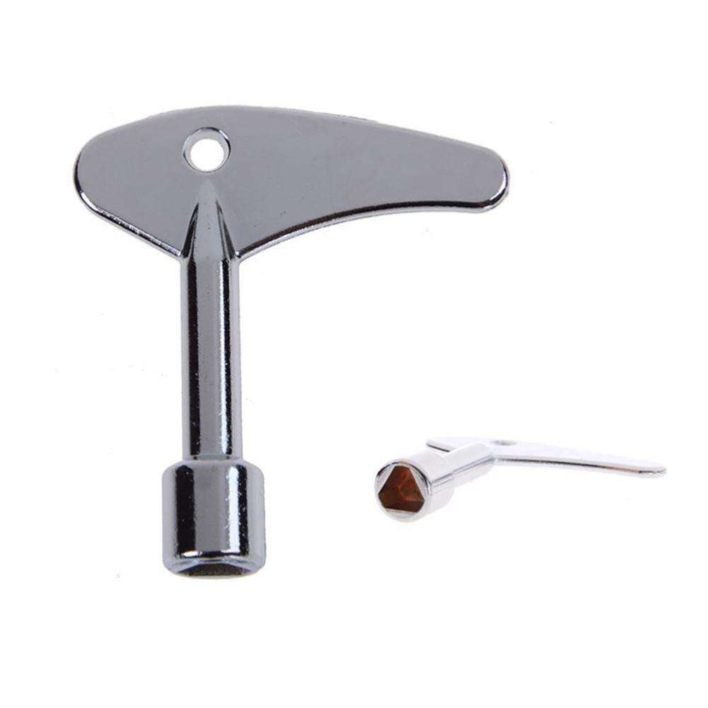 Triangle Spanner Key Utility Service Key Gas Electric Elevator Lift Door Lock Keys (Silver) 4