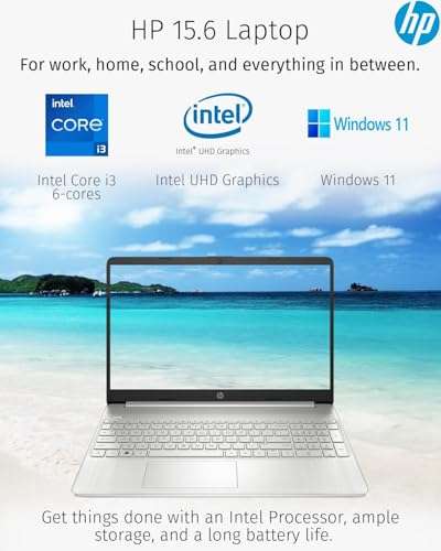HP Laptop Touchscreen Computer 15 Inch, 15.6 Laptop Touch Screen, Thin Lightweight Notebook PC, Intel 6-Core i3, 32GB RAM 1TB SSD+512GB PSSD, Windows 11,Lifetime Office,10-Key Number Pad,Camera,HDMI 3