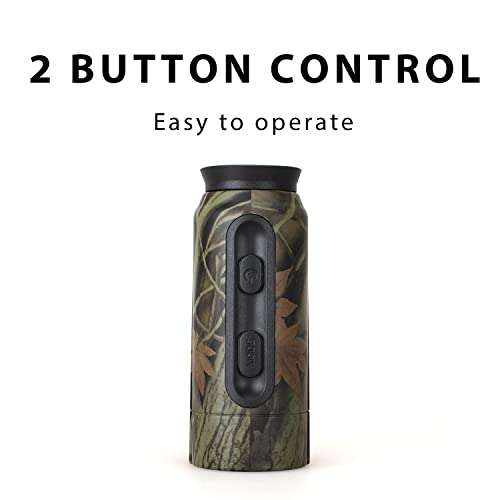 Gogogo Sport Vpro 6X Hunting Laser Rangefinder Bow Range Finder Camo Distance Measuring Outdoor Wild 1200Y with Slope High-Precision Continuous Scan 6