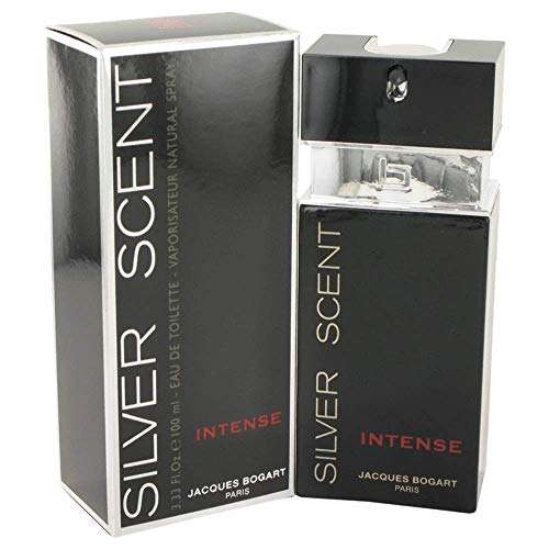 Jacques Bogart Silver Scent Intense Eau De Toilette Spray for Men, 100ml 1