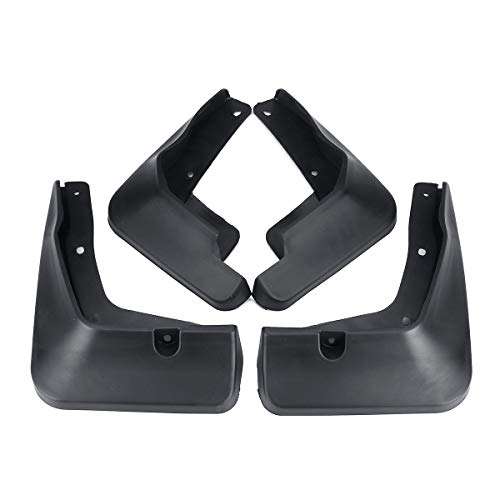 Oshotto (O.E.M Fitting Cup Type) Mud Flap/Splash Guard Compatible with Maruti Suzuki Alto K/10 2010,2011,2012,2013,2014 (T-I) (Set of 4) 2
