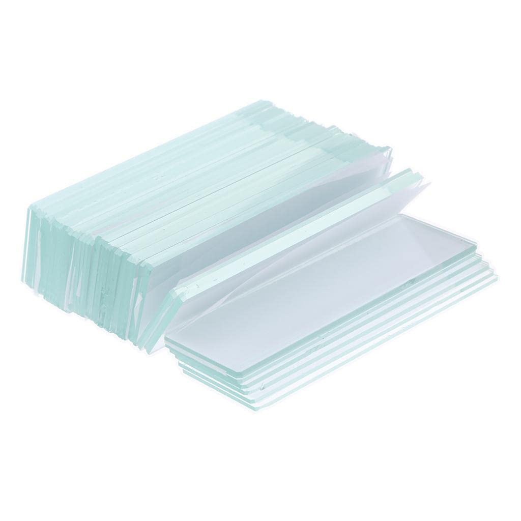 Big Shoppe 50 Pieces Blank Microscope Glass Slides for Biology Experiment Supplies 3