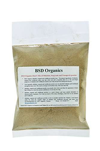 BSD Organics HairY Mix of Shikakai, Soap nuts and Fenugreek powder - 50 gm 1