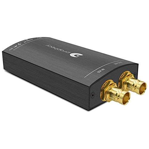 gofanco Prophecy SDI Video Capture Card Device Over USB 3.0 – 3G/HD/SD-SDI Signals, Capture and Stream to 1080p @60Hz with SDI Loopout, Broadcast Live Stream from SDI Camera, TAA Compliant 1