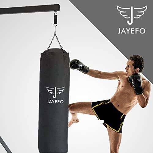 Jayefo Boxing Training Heavy Duty Bag Spring for Hanging Boxing Punching Bags - Up to 210 Pounds - Black 6