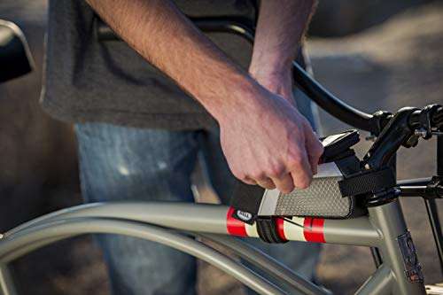 BELL Stowaway 450 Top Tube Frame Bag with Phone Storage - Black/Silver 5