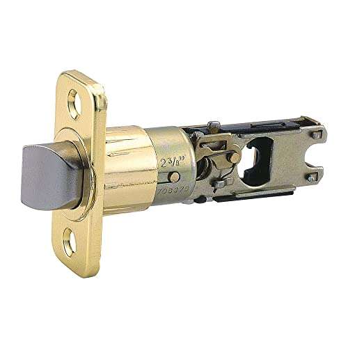 Design House 783175 6-Way Universal Replacement Passage Latch, Polished Brass 1