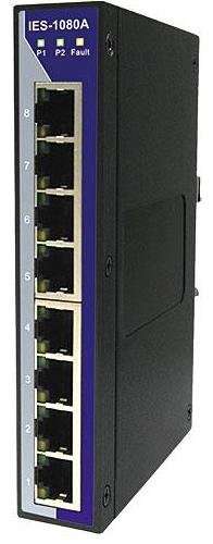 ORing / IES-1080A / Industrial Grade 8-port Unmanaged Ethernet Switch