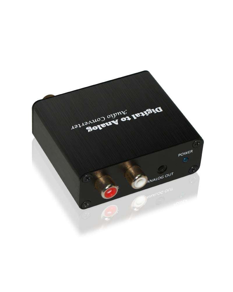 XtremPro Digital to Analog Audio Converter w/ USB Power Cable and AC Adaptor - Black (65002) 2